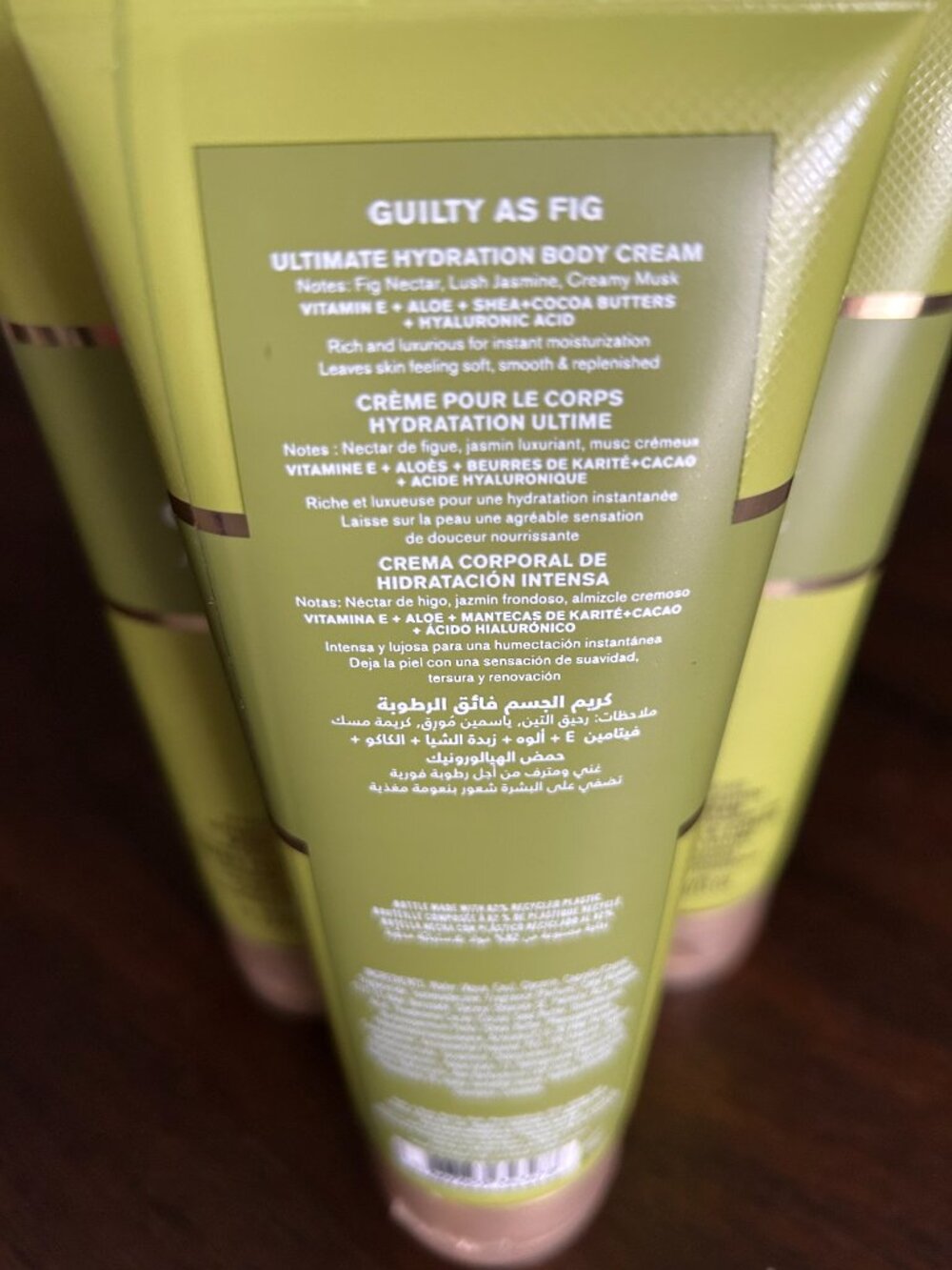 3X Bath & Body Works Guilty as Fig Body Creams NEW - Picture 2 of 2